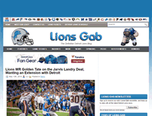 Tablet Screenshot of lionsgab.com